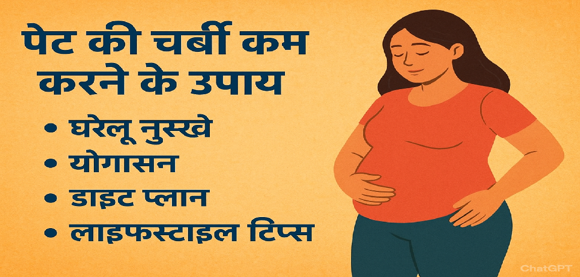 पेट की चर्बी कम करने के घरेलू उपाय