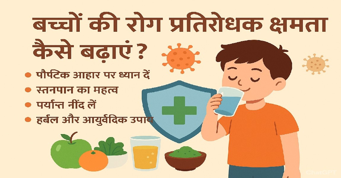 बच्चों की रोग प्रतिरोधक क्षमता कैसे बढ़ाएं